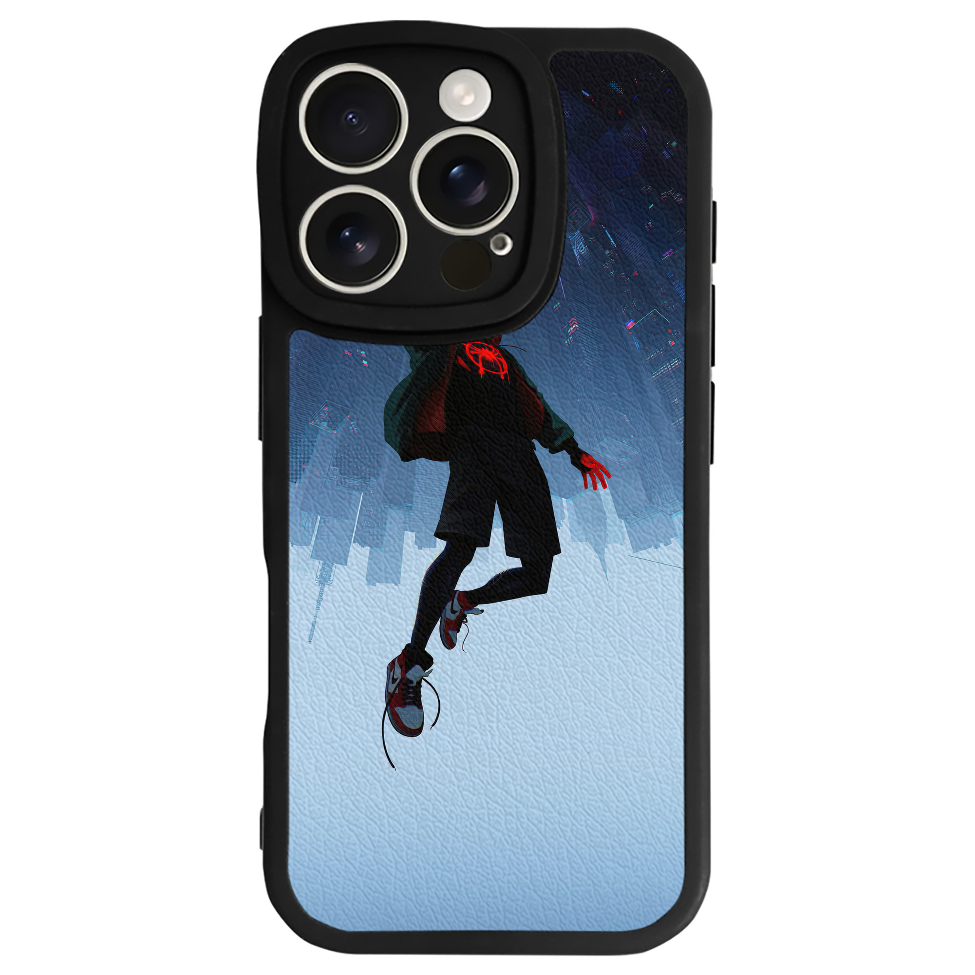 Spider Man スパイダーマン 【iPhone 16シリーズ対応】シリコンスマホケース（レザー調） 材質：シリコン